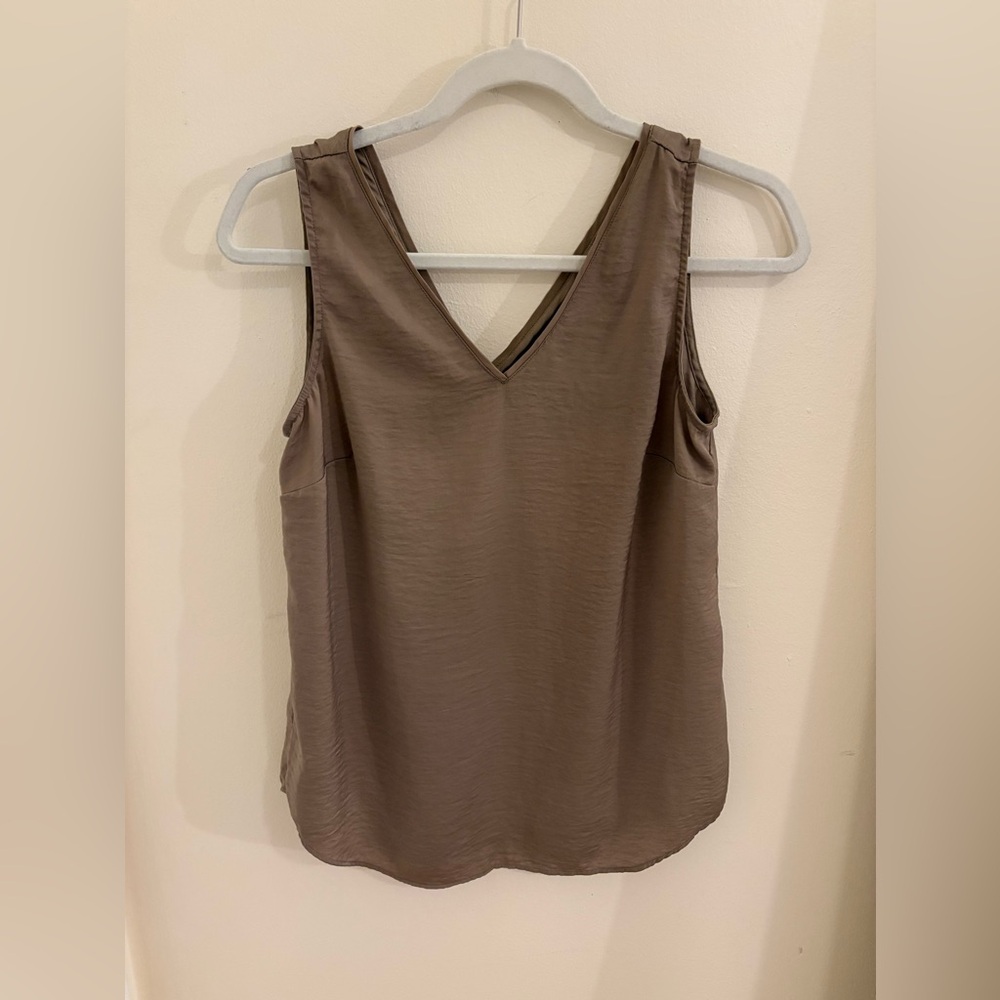 Banana Republic Brown Sleeveless Tank Top
